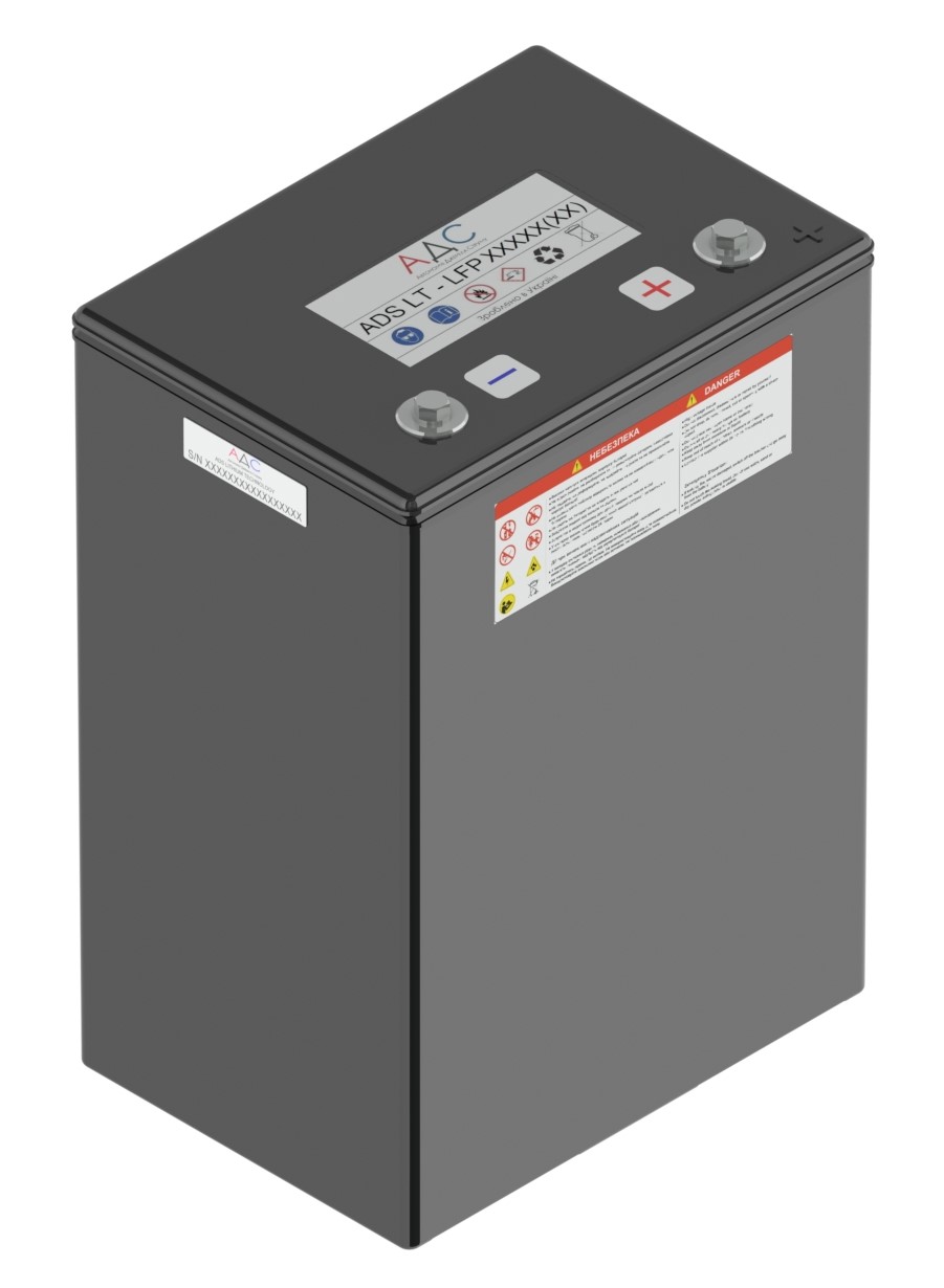 Акумуляторна батарея ADS LT-LFP24100(J) LiFePO4 25.6V - 100Ah (2560Wh) (BMS 100A/50A) пластик